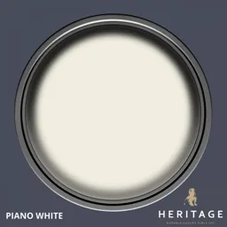 Dulux Heritage Velvet Matt Finish Paint Tester Pot 125ml Piano White
