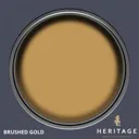 Dulux Heritage Velvet Matt Finish Paint Tester Pot 125ml Brushed Gold