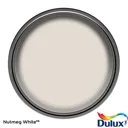 Dulux One coat Nutmeg white Matt Emulsion paint, 2.5L