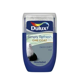 Dulux One coat Denim drift Matt Emulsion paint, 30ml Tester pot