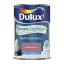 Dulux One coat Raspberry burst Matt Emulsion paint, 1.25L