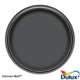 Dulux One coat Cannon ball Matt Emulsion paint, 1.25L