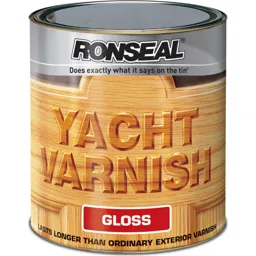 Ronseal Exterior Yacht Varnish - Gloss, 500ml