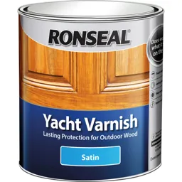 Ronseal Exterior Yacht Varnish - Satin, 500ml