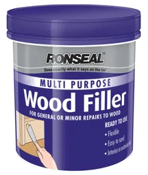 Ronseal Multi purpose Dark Ready mixed Wood Filler 465g