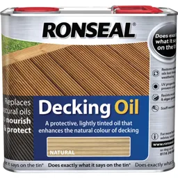 Ronseal Decking Oil - Natural Pine, 2.5l