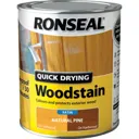 Ronseal Quick Dry Satin Woodstain - Natural Pine, 750ml