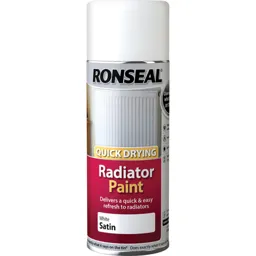 Ronseal One Coat Radiator Aerosol - White, 400ml