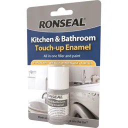 Ronseal Kitchen and Bathroom Touch Up Enamel Paint - 10ml