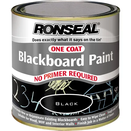 Ronseal One Coat Blackboard Paint - 250ml