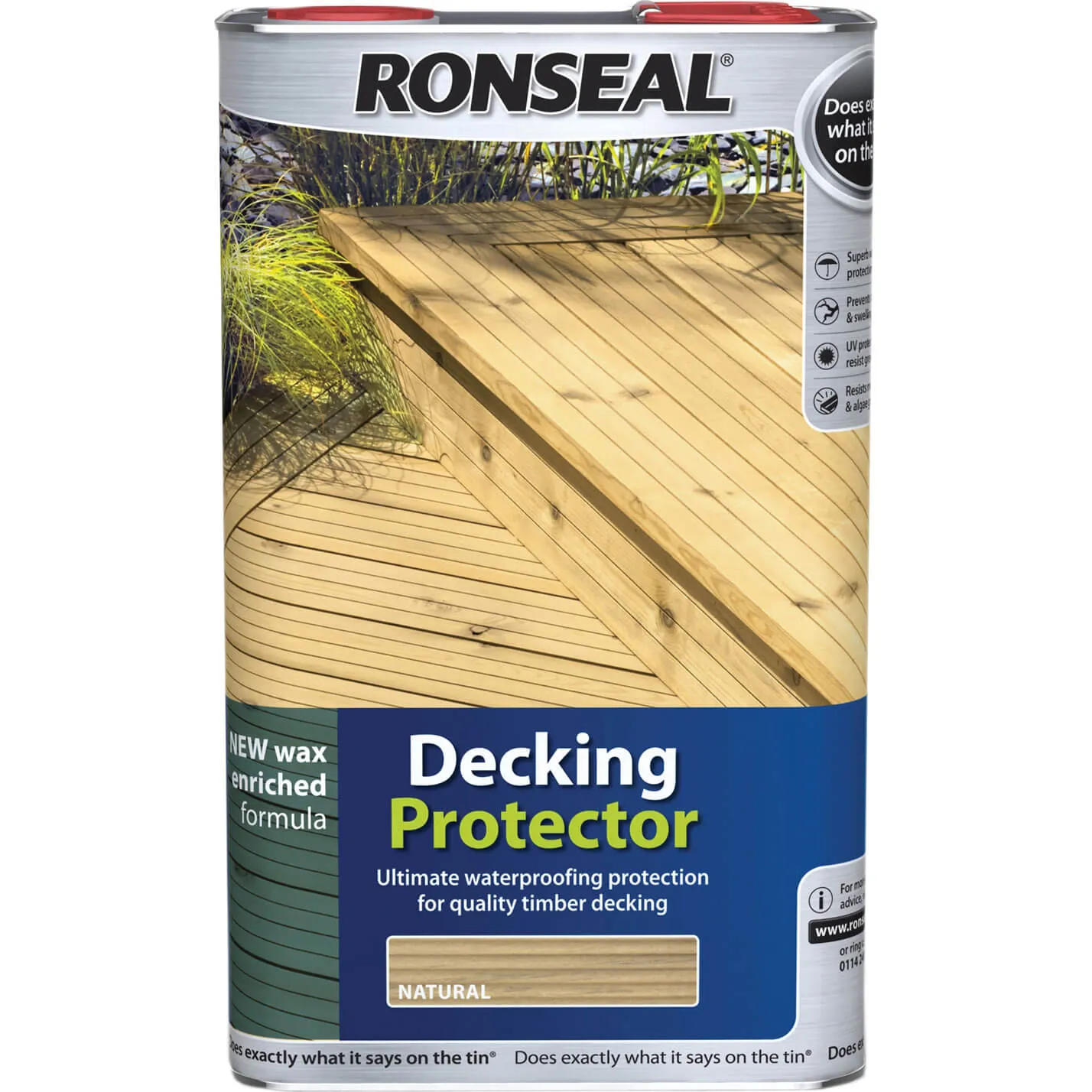 Ronseal Decking Protector - Natural, 5l
