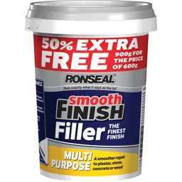 Ronseal Smooth Finish Multi Purpose Interior Wall Ready Mix Filler - 900g