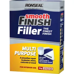 Ronseal Smooth Finish Multi Purpose Interior Wall Powder Filler - 2kg