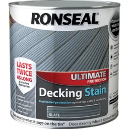 Ronseal Ultimate Protection Decking Stain - Slate, 2.5l