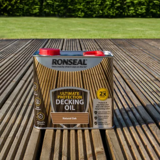 Ronseal Ultimate Natural oak Decking Wood oil, 2.5L