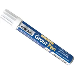 Ronseal One Coat Grout Pen - White, 7ml