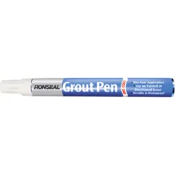 Ronseal One Coat Grout Pen - White, 15ml