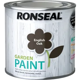 Ronseal General Purpose Garden Paint - English Oak, 250ml
