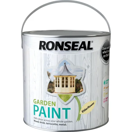 Ronseal General Purpose Garden Paint - Elderflower, 2.5l
