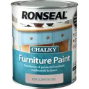 Ronseal Chalky Furniture Paint - English Rose, 750ml