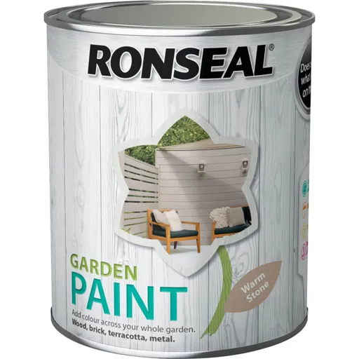 Ronseal General Purpose Garden Paint - Warm Stone, 750ml
