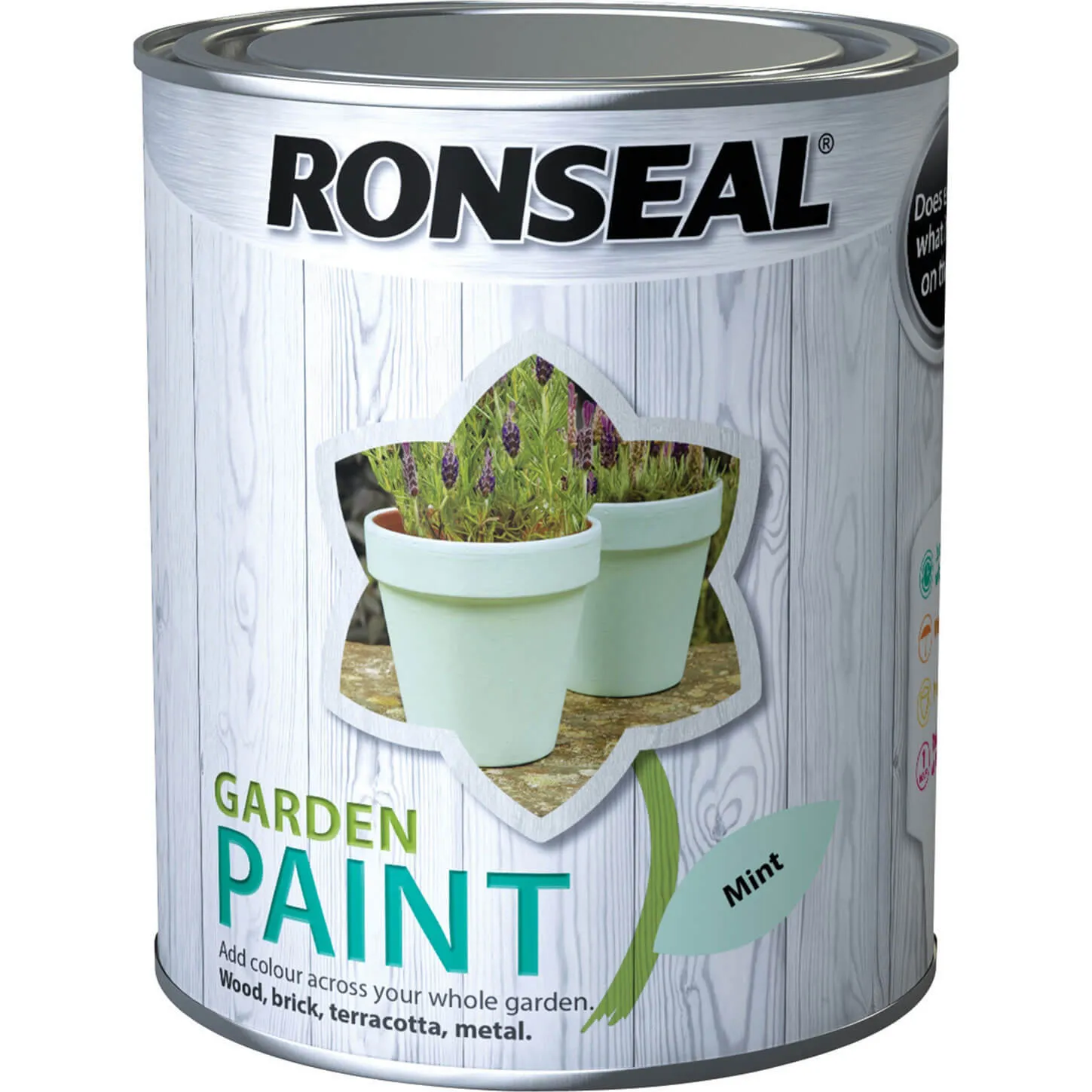 Ronseal General Purpose Garden Paint - Mint, 750ml