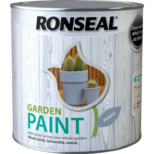 Ronseal General Purpose Garden Paint - Pebble, 2.5l