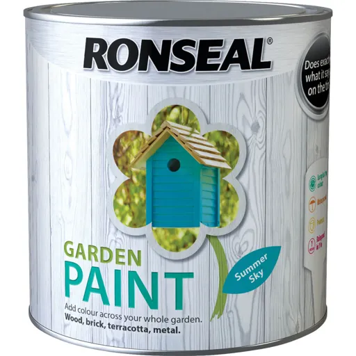 Ronseal General Purpose Garden Paint - Summer Sky, 2.5l