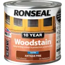 Ronseal 10 Year Wood Stain - Antique Pine, 250ml