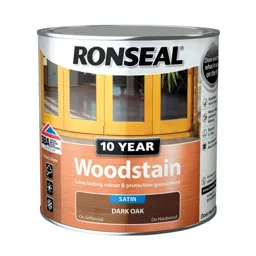 Ronseal Dark oak Satin Wood stain, 0.75