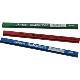 Blackedge Assorted Carpenters Pencils - Pack of 12