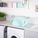 Minky stackable Green 40L Laundry basket (H)28cm (W)61cm (D)50cm