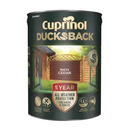 Cuprinol 5 year ducksback Rich cedar Fence & shed Treatment 5L
