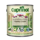 Cuprinol Garden shades Country cream Matt Wood paint, 1L
