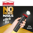 UniBond Click & Fix Solvent-free White Grab adhesive 30ml