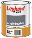 Leyland Trade Tradesman Trade Brilliant white Eggshell Emulsion paint, 2.5L