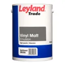 Leyland Trade Tradesman Trade Brilliant white Matt Emulsion paint, 5L