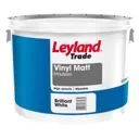 Leyland Trade Brilliant white Matt Emulsion paint, 10L