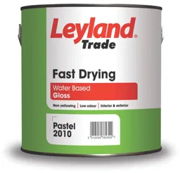 Leyland Trade White Gloss Metal & wood paint, 2.5L