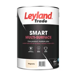 Leyland Trade Smart Magnolia Mid sheen Multi-surface paint, 5L