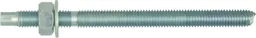 Rawlplug R-STUD Metric Threaded Rods 10mm x 130mm (Bag of 5) Silver BZP