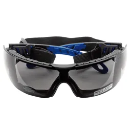 Draper Anti Fog Wraparound Safety Glasses - Black, Grey