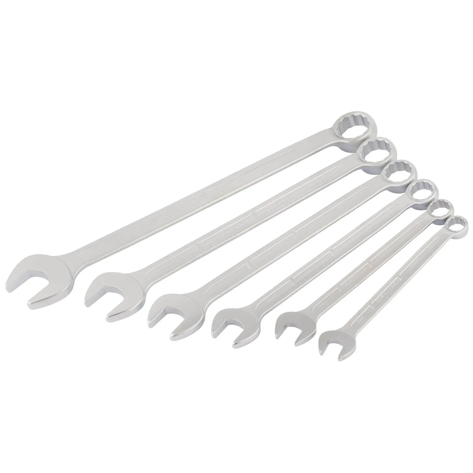 Elora 6 Piece Long Combination Spanner Set Whitworth