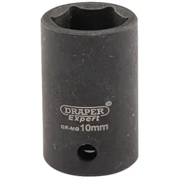 Draper Expert 1/4" Drive Hi Torq Hexagon Impact Socket Metric - 1/4", 10mm