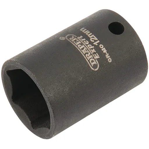 Draper Expert 1/4" Drive Hi Torq Hexagon Impact Socket Metric - 1/4", 12mm