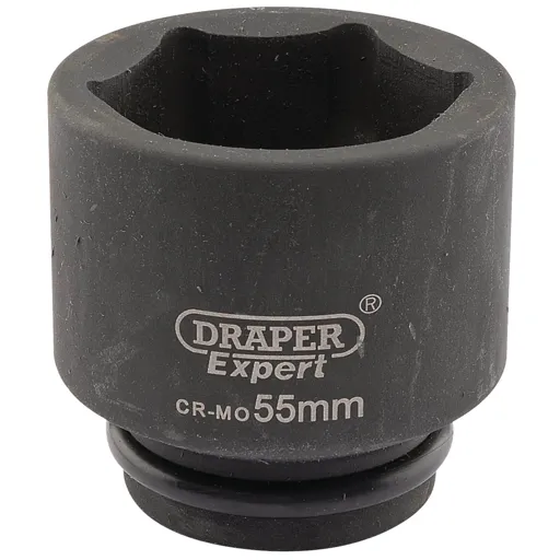 Draper Expert 3/4" Drive Hexagon Impact Socket Metric - 3/4", 55mm