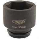Draper Expert 3/4" Drive Hexagon Impact Socket Metric - 3/4", 56mm