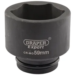 Draper Expert 3/4" Drive Hexagon Impact Socket Metric - 3/4", 59mm