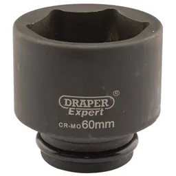 Draper Expert 3/4" Drive Hexagon Impact Socket Metric - 3/4", 60mm