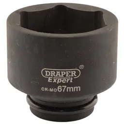 Draper Expert 3/4" Drive Hexagon Impact Socket Metric - 3/4", 67mm